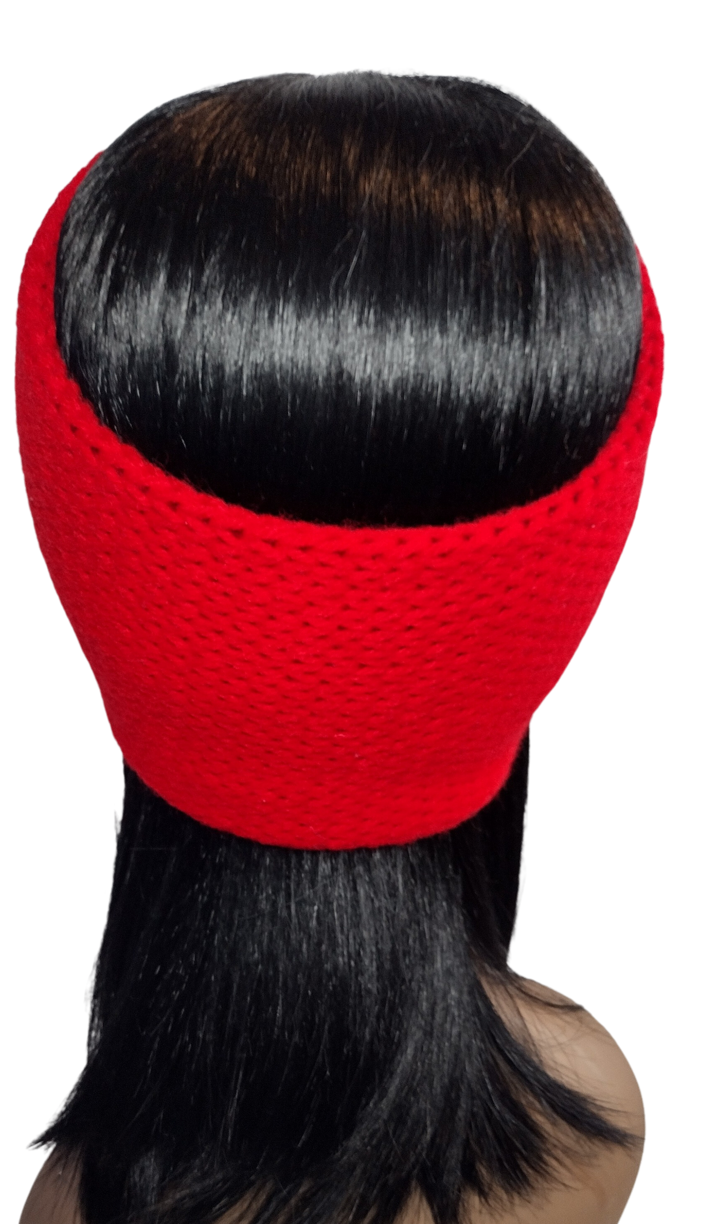 Blk Lotus Co Hot Red Twist Knit Headband: Bold Style and Cozy Warmth