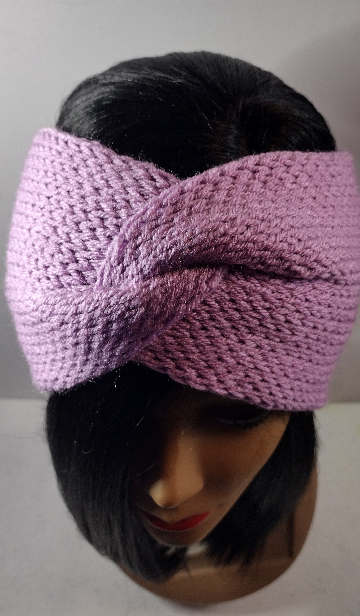 Blk Lotus Co Lavender Twist Knit Headband: Serene Style and Winter Comfort