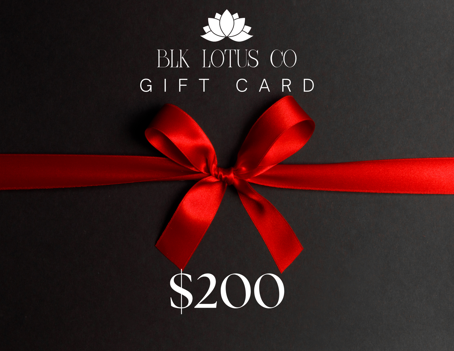 Blk Lotus Co Gift Card - Elevate the Experience