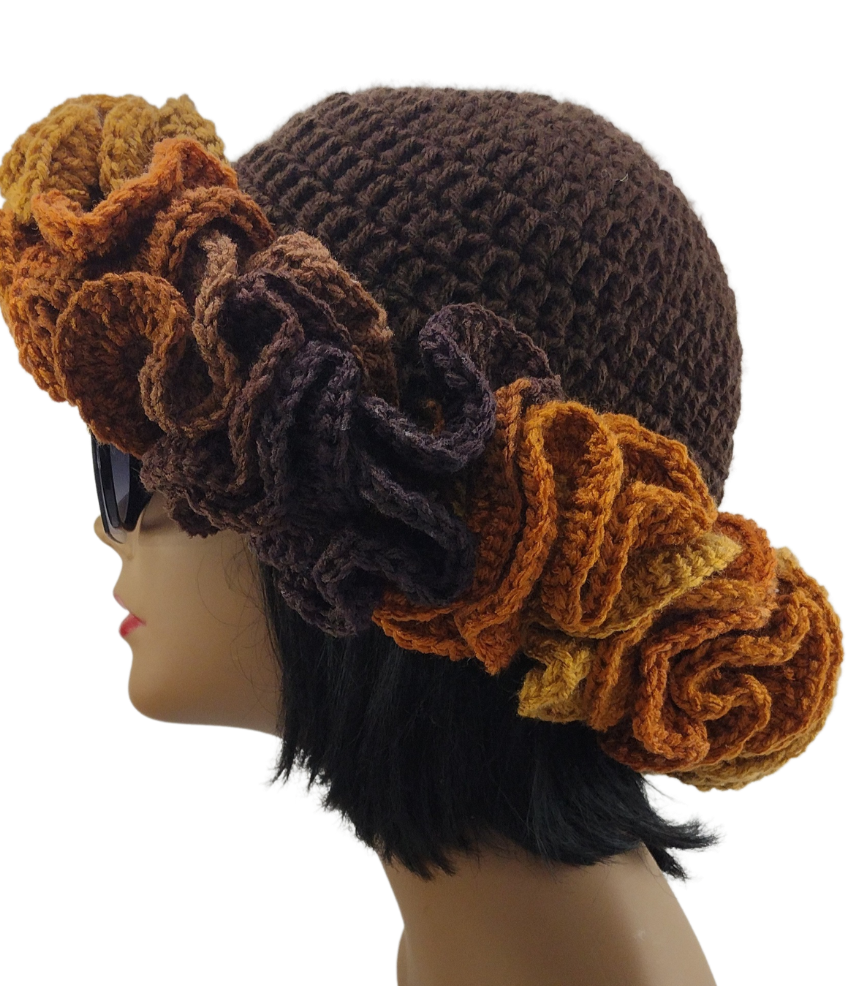 Blk Lotus Co Diva Crown: Multifaceted Shades of Brown Accessory