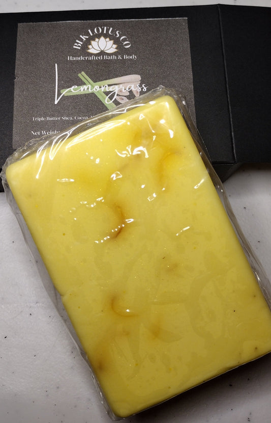 Revitalizing Lemongrass Infusion Triple Butter Soap